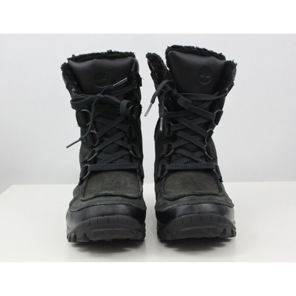 Timberland Youth Boots Chillberg 200g PrimaLoft Waterproof Leather Black Size 6 - Picture 2 of 15